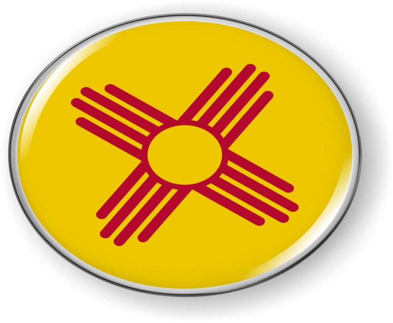 New Mexico - State Flag Emblem
